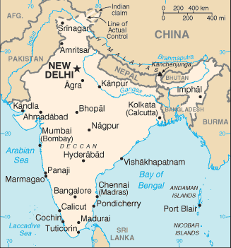 India+varanasi+map