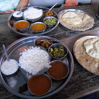 Vegertarian Indian Thali