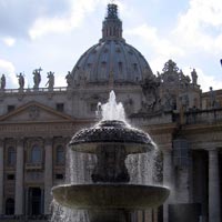 Fountain in St Peter's Square