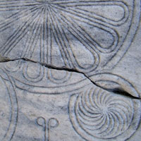 Old Roman etching