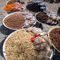 Dried nuts and fruit