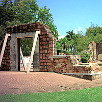 Old town hall ruins