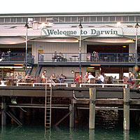Fish and Chips at Darwin wharf