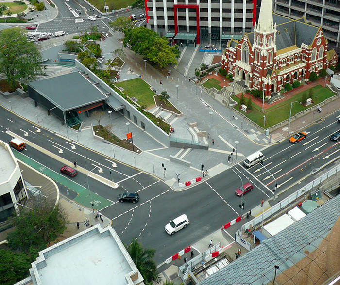 Webcam view of Brisbane streets