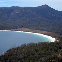 Wineglass Bay fom the lookout