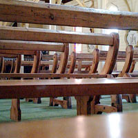 rows of pews