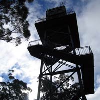 Lookout Tower on top of Mt Buninyong