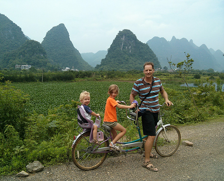 cycling in Yangshou