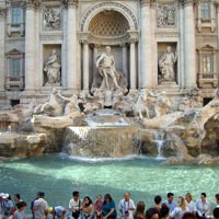 trevi fountain in Rome Italy