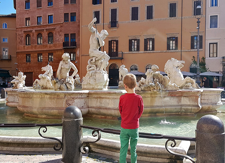 Neptune's Fountain and Jetson