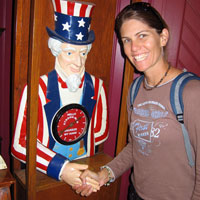 Clare meets Uncle Sam