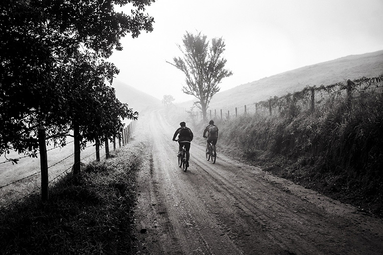 off-road cycling route