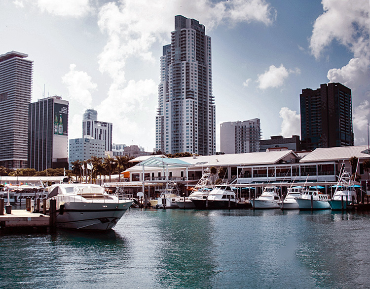 Yachts in Miami