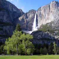 waterfall at Yosemite National Park